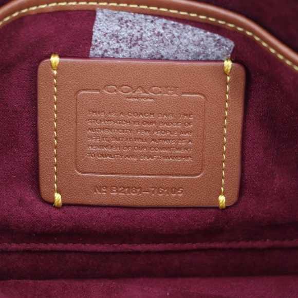 New with Tags Coach Tabby 26 Leather Shoulder Bag Rouge - Picture 11 of 12